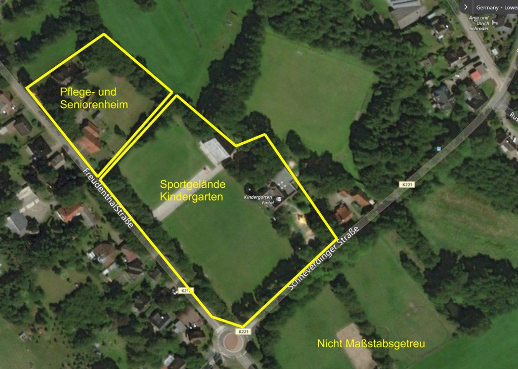 14.09.2017 – Ratssitzung in Fintel – In Fintel soll ein Pflege- + Seniorenheim gebaut werden..