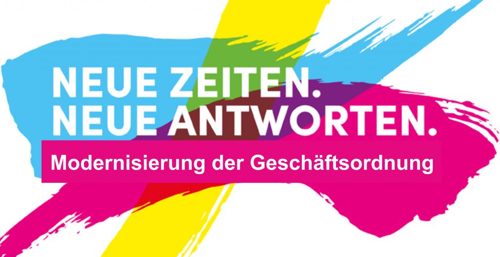 Antrag: Stärkung der Fachausschüsse in den Gemeinden – Anpassung der Geschäftsordnung §20 Absatz